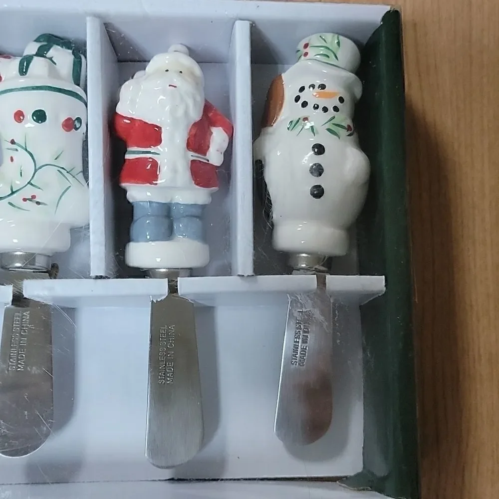 *HOST PICK* PFALTZGRAFF WINTERBERRY 4 PIECE HOLIDAY SPREADER SET - NEW!